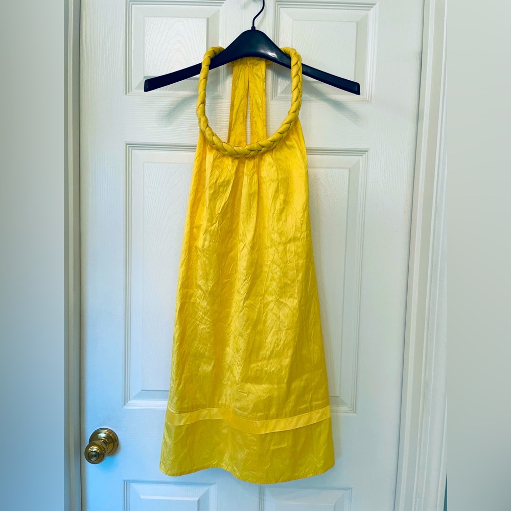 Calypso St. Barth Christiane Celle silk halter shift dress
